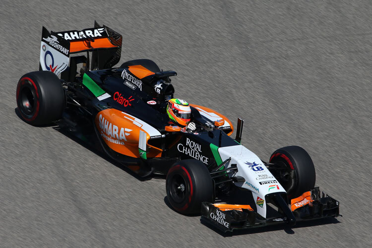 Sergio Pérez soll für Force India Podiumsplätze holen