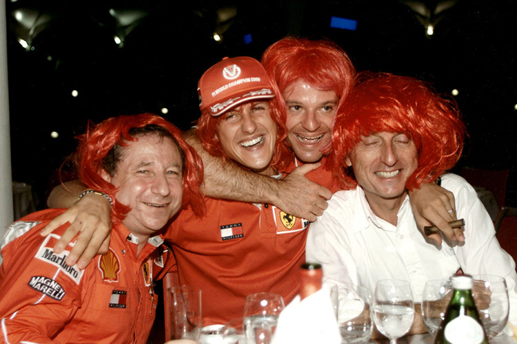 Die goldene Ferrari-Ära: Todt, Schumacher, Barrichello, Montezemolo