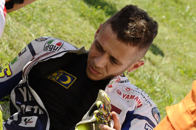 Verletzter Rossi: Von Florenz nach Cattolica überführt