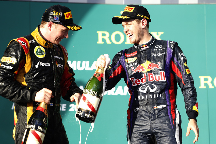 Vettel freut sich für Sieger Räikkönen