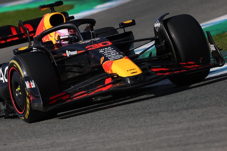 Lawson unterwegs im RB19