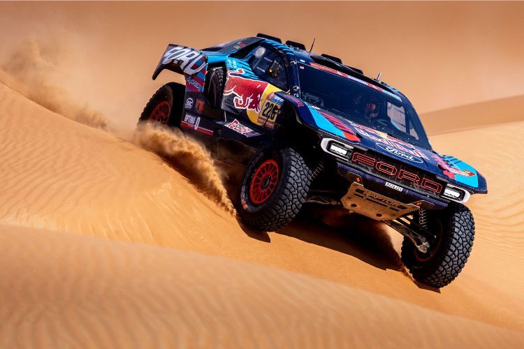 Jetzt der zweite Dakar-Etappensieg für den Ford Raptor: Heute mit Mattias Ekström und Emil Bergkvist