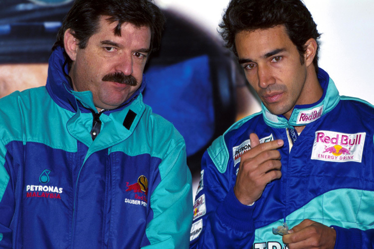 Sergio Rinland und Pedro Diniz 1999 bei Sauber