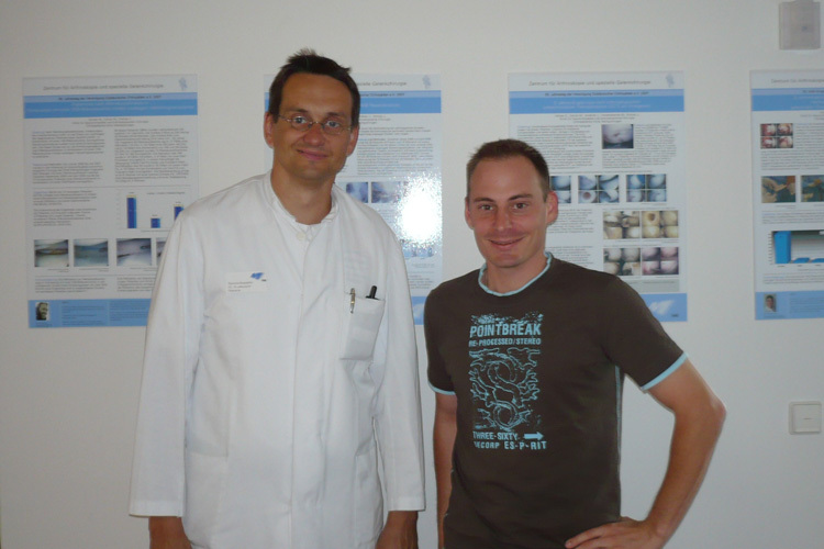 Dr. Jehmlich mit Sirg Schützbach