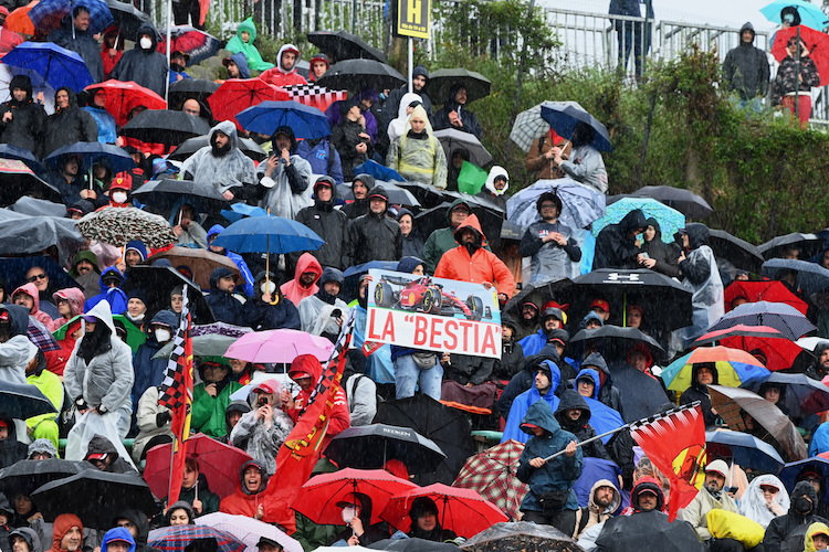 Es wird nass in Imola