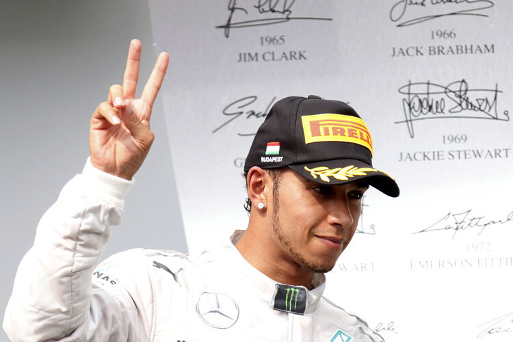 Lewis Hamilton geht gutgelaunt in die Sommerpause