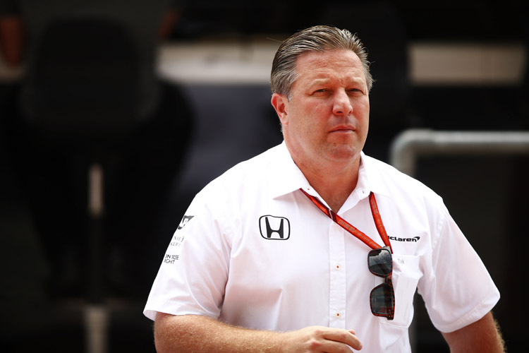 McLaren-Direktor Zak Brown hofft auf Fortschritte von Motorenpartner Honda  