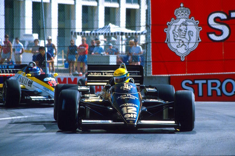 Ayrton Senna im Detroit-GP