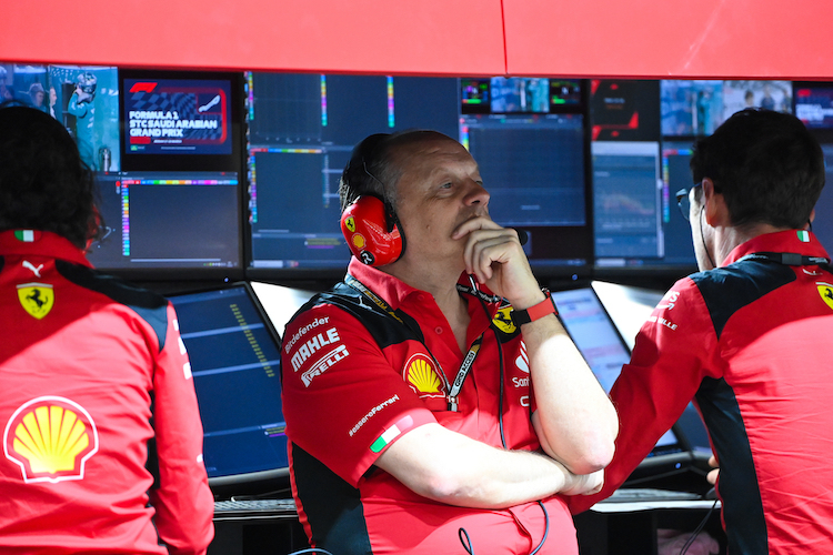 Ferrari-Teamchef Fred Vasseur: «Wir haben auch das Gefühl, dass wir in die richtige Richtung gehen»