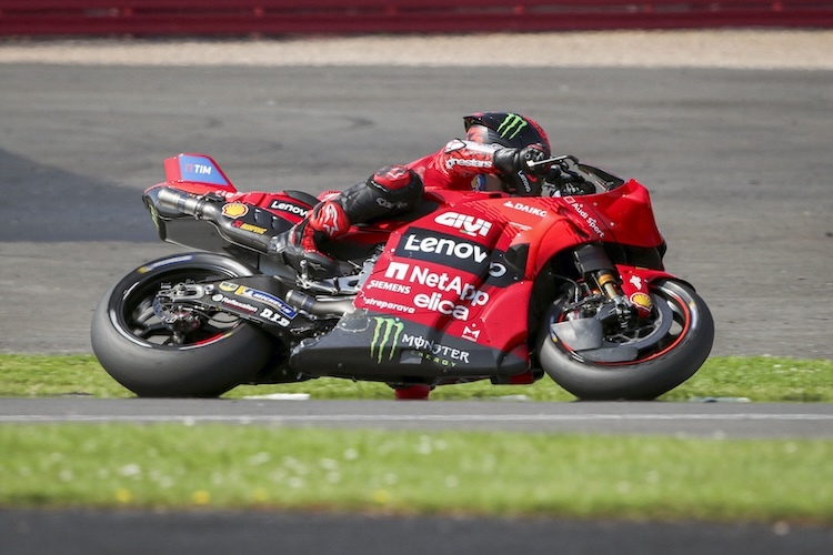 Pecco Bagnaia mit gutem Speed am Freitag vor dem Jubiläums-GP