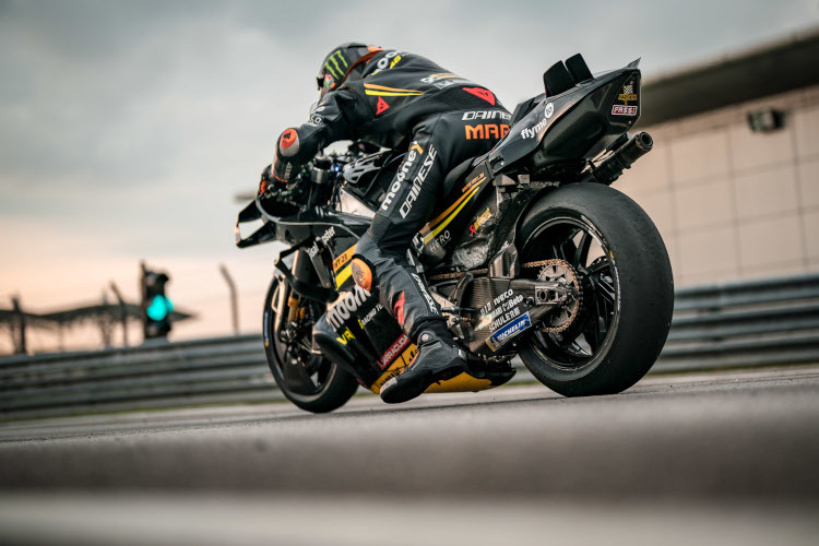Luca Marini und die GP22 wären schon bereit für den MotoGP-Auftakt