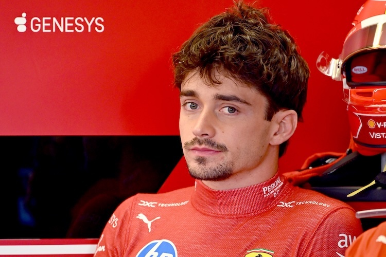 Charles Leclerc musste lange in der Box ausharren, am Ende war er der Schnellste