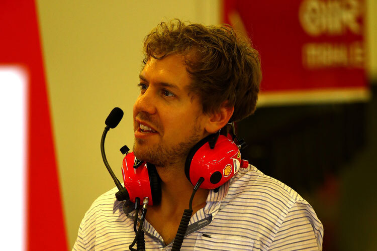 Bei den Testfahrten in Abu Dhabi durfte Sebastian Vettel bei Ferrari schon mal hospitieren