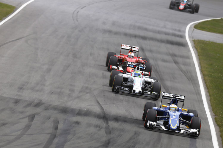 Ericsson vor Massa und Vettel