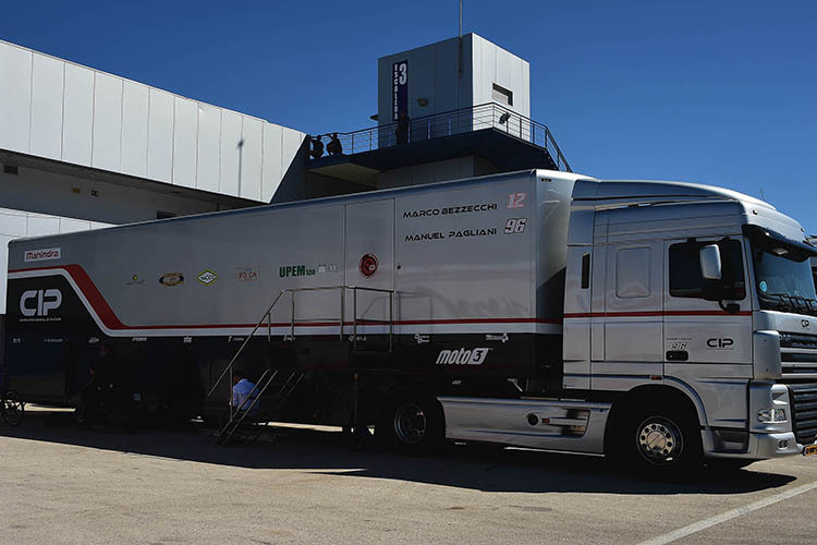 Jerez: Auf dem CIP-Truck ist noch viel Platz für neue Sponsoren frei