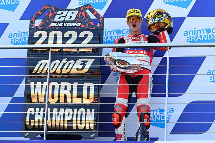 Gewann 2022 die Moto3-WM in Australien: Izan Guevara