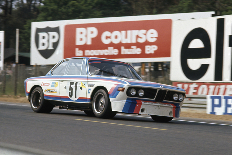 Le Mans 1973: Der BMW 3.0 CSL von Toine Hezemans und Dieter Quester wurde Elfter im Gesamt, 48 Runden hinter dem Sieger. 