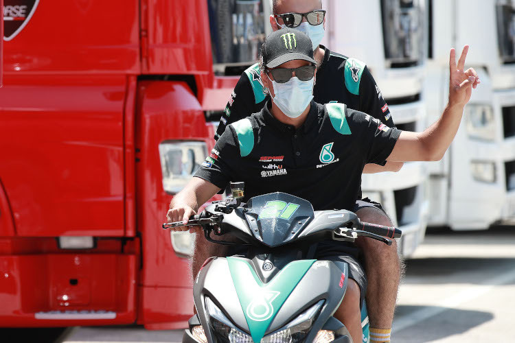 Franco Morbidelli in Jerez: Am Mittwoch kann er das Moped gegen ein MotoGP-Bike tauschen