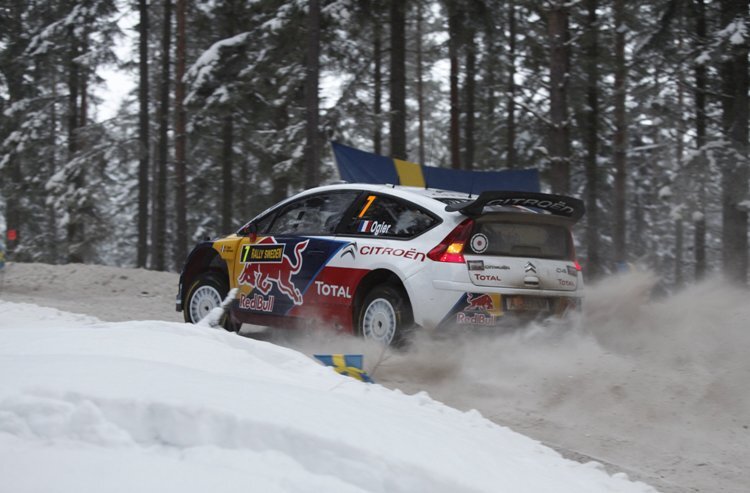 Ogier fuhr in Schweden auf den fünften Platz.