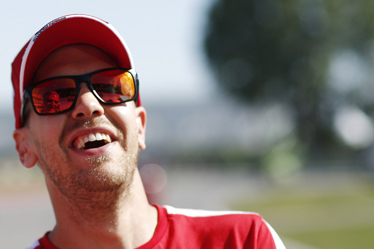Sebastian Vettel hat allen Grund zur Freude: Der Ferrari-Star wird im September zum zweiten Mal Vater