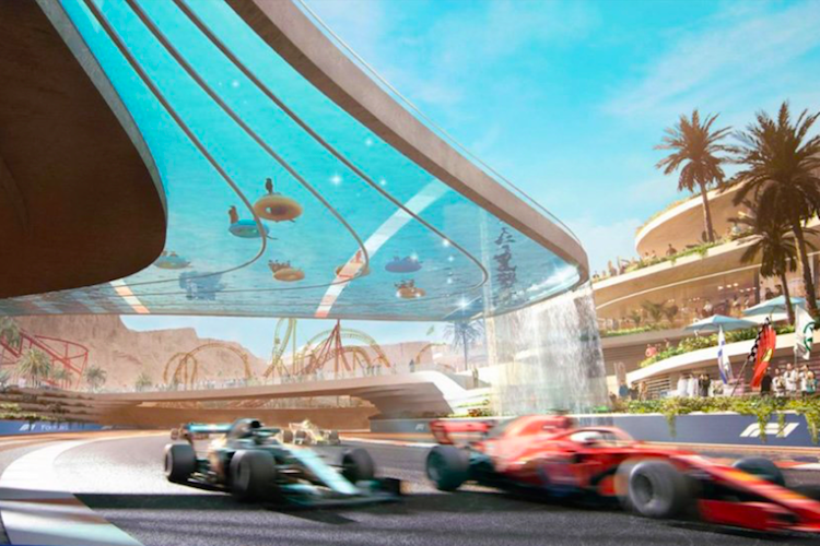 So ungefähr könnte Formel 1 in Saudi-Arabien eines Tages aussehen