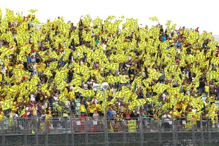 Die Fans von Valentino Rossi