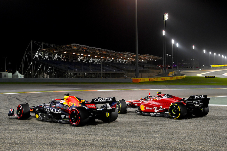 Red Bull Racing gegen Ferrari