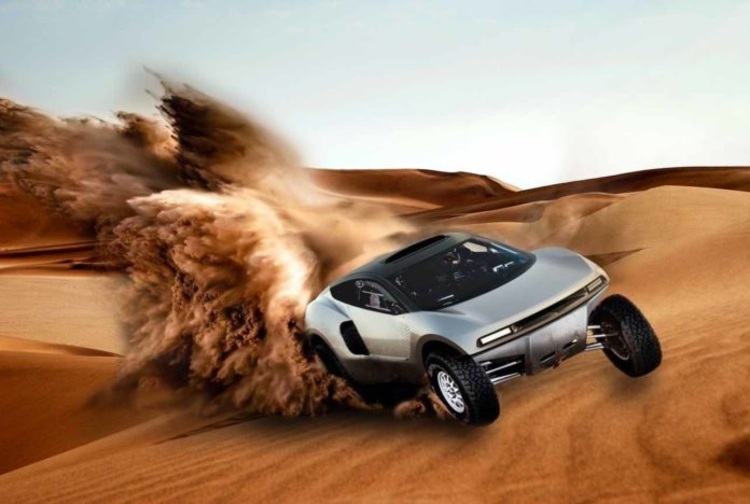 Der T1-Prototyp von Prodrive für die Rallye Dakar