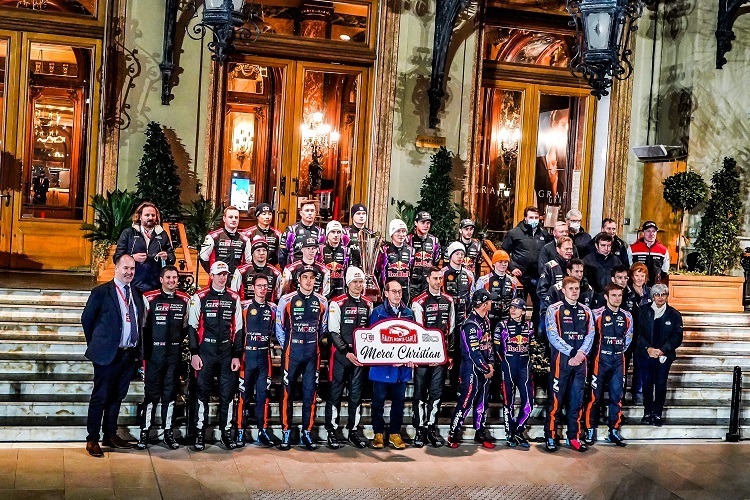 Die WRC-Teams vor dem Start in 50. Saison