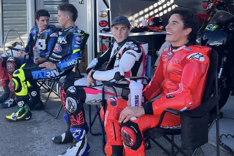 Alex Marquez, Diogo Moreira, Maximo Quiles und Marc