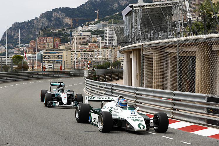 Keke vor Nico Rosberg in Monaco
