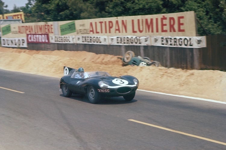 Jaguar 1957 in Le Mans