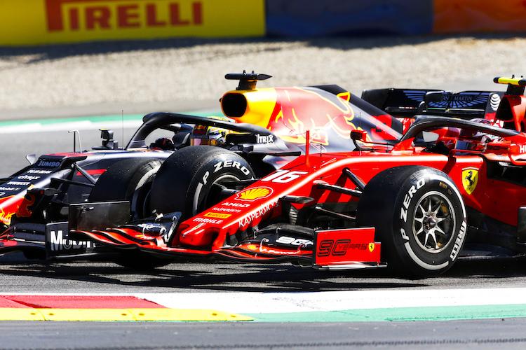 Charles Leclerc gegen Max Verstappen auf dem Red Bull Ring 2019