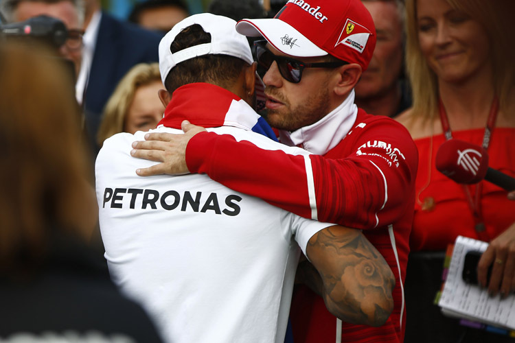 Von Ross Brawn gibt es für Lewis Hamilton und Sebastian Vettel nette Worte