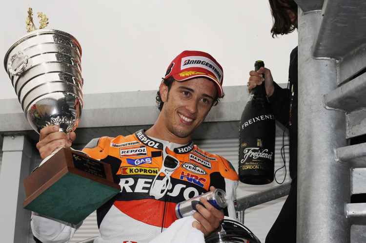 Erster Sieg in der MotoGP-Klasse: Der Krimi von Donington Park 2009