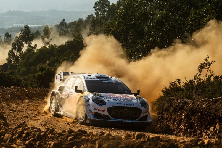 Ford-Fahrer Gregoire Munster: Sein M-Sport-Auto in Portugal als schnelle Kehrmaschine