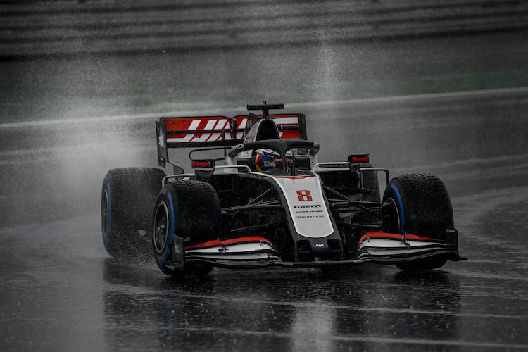 Romain Grosjean sorgte für die zweite Zwangspause in Istanbul