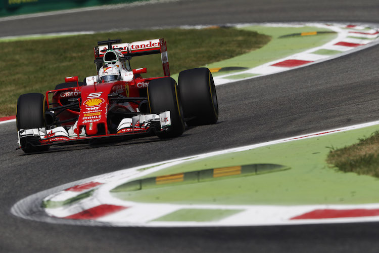 Sebastian Vettel in Monza