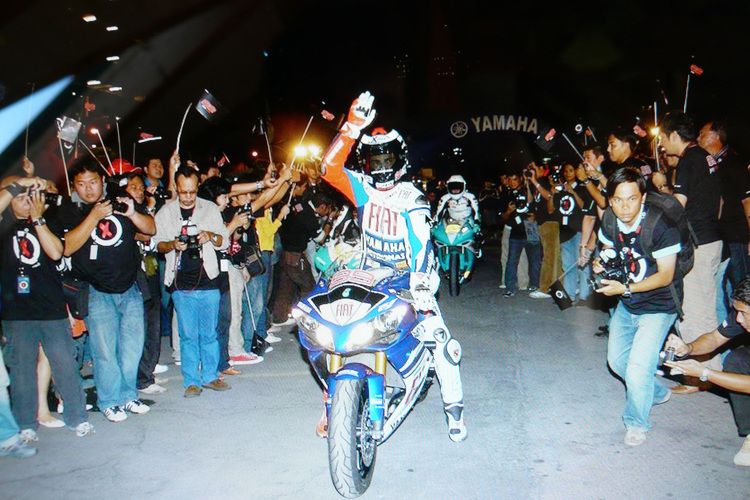 Jorge Lorenzo: In Bangkok gefeiert