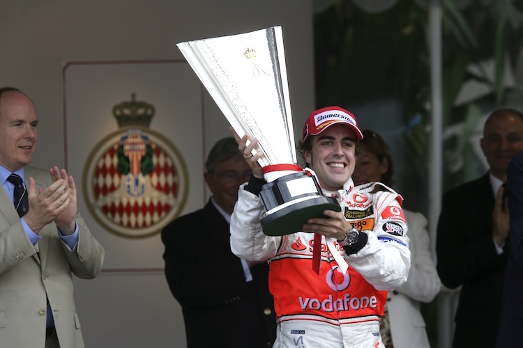 Fernando Alonso 2007: Monaco-Sieg im McLaren-Mercedes