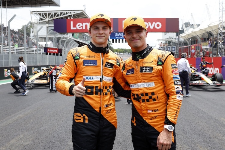 Oscar Piastri und Lando Norris