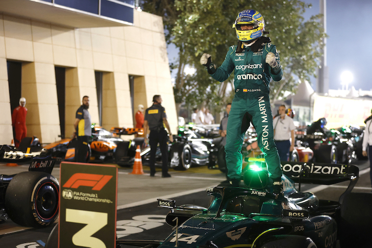 Fernando Alonso wurde in Bahrain Dritter