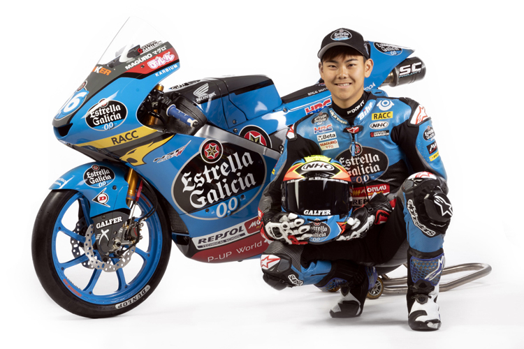 Ryusei Yamanaka wurde 2019 Gesamtfünfter der Moto3-Junioren-WM