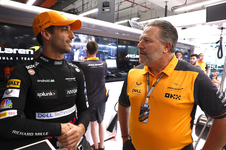 Daniel Ricciardo und Zak Brown