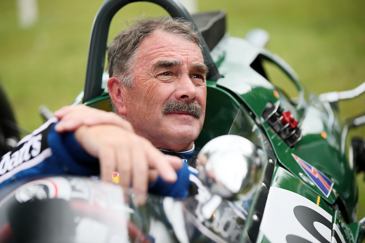 Formel-1-Weltmeister Nigel Mansell beim Goodwood Festival Of Speed