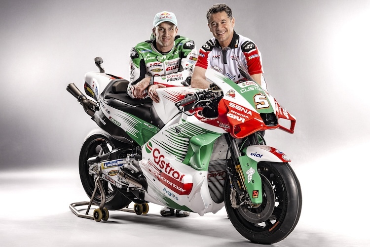 Lucio Cecchinello mit Honda-Ass Johann Zarco