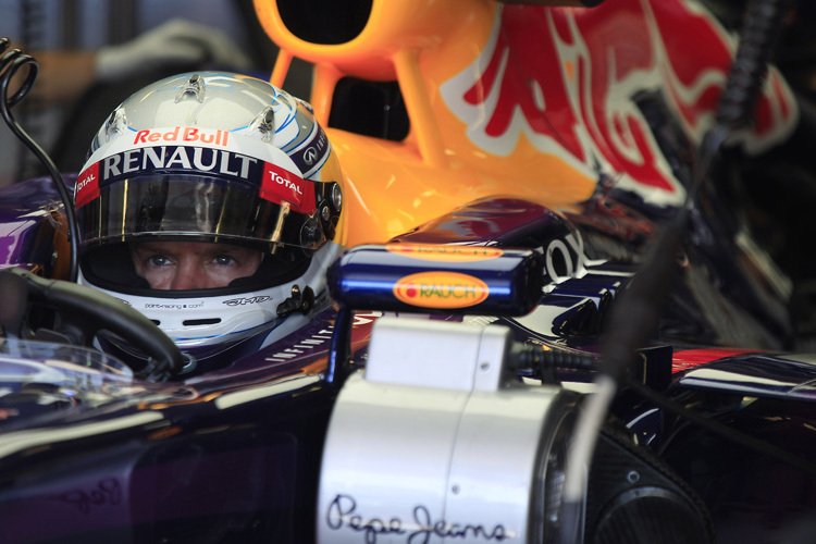 Sebastian Vettel in der Box: «Da wird es jeweils am heissesten»