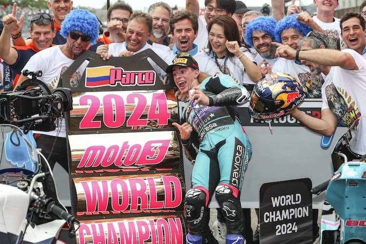 Moto3-Weltmeister 2024: CFMOTO-Pilot David Alonso