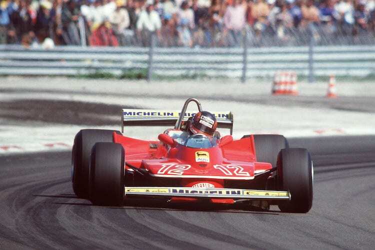 Gilles Villeneuve, wie immer am Limit