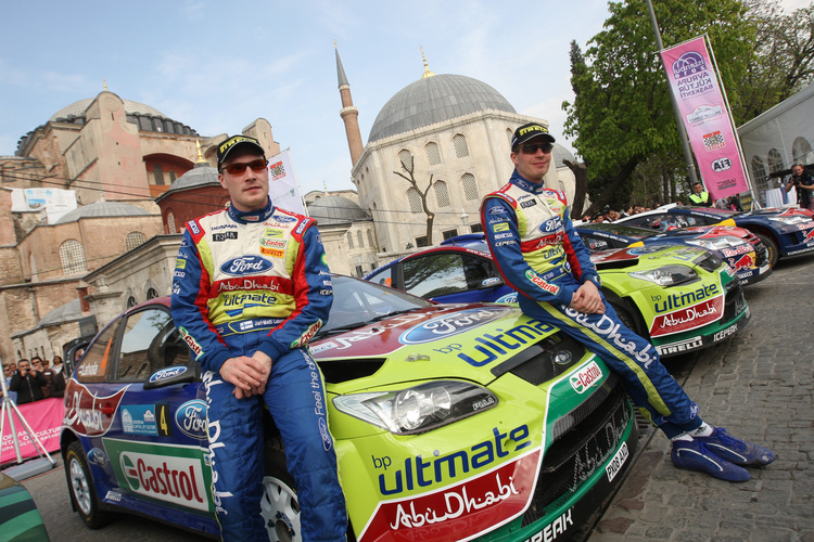 Das Ford-WM-Team bei der Rallye Türkei